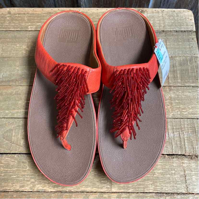 Fitflop 7 Orange Flipflops