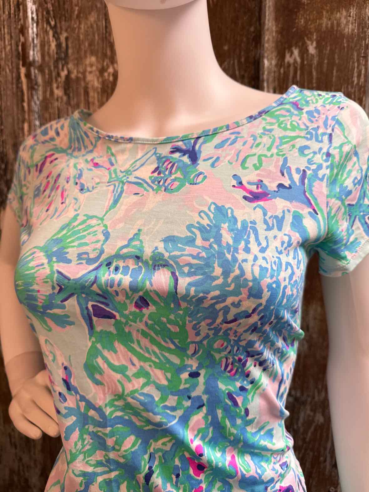 Lilly Pulitzer Size small Blue Print Dress