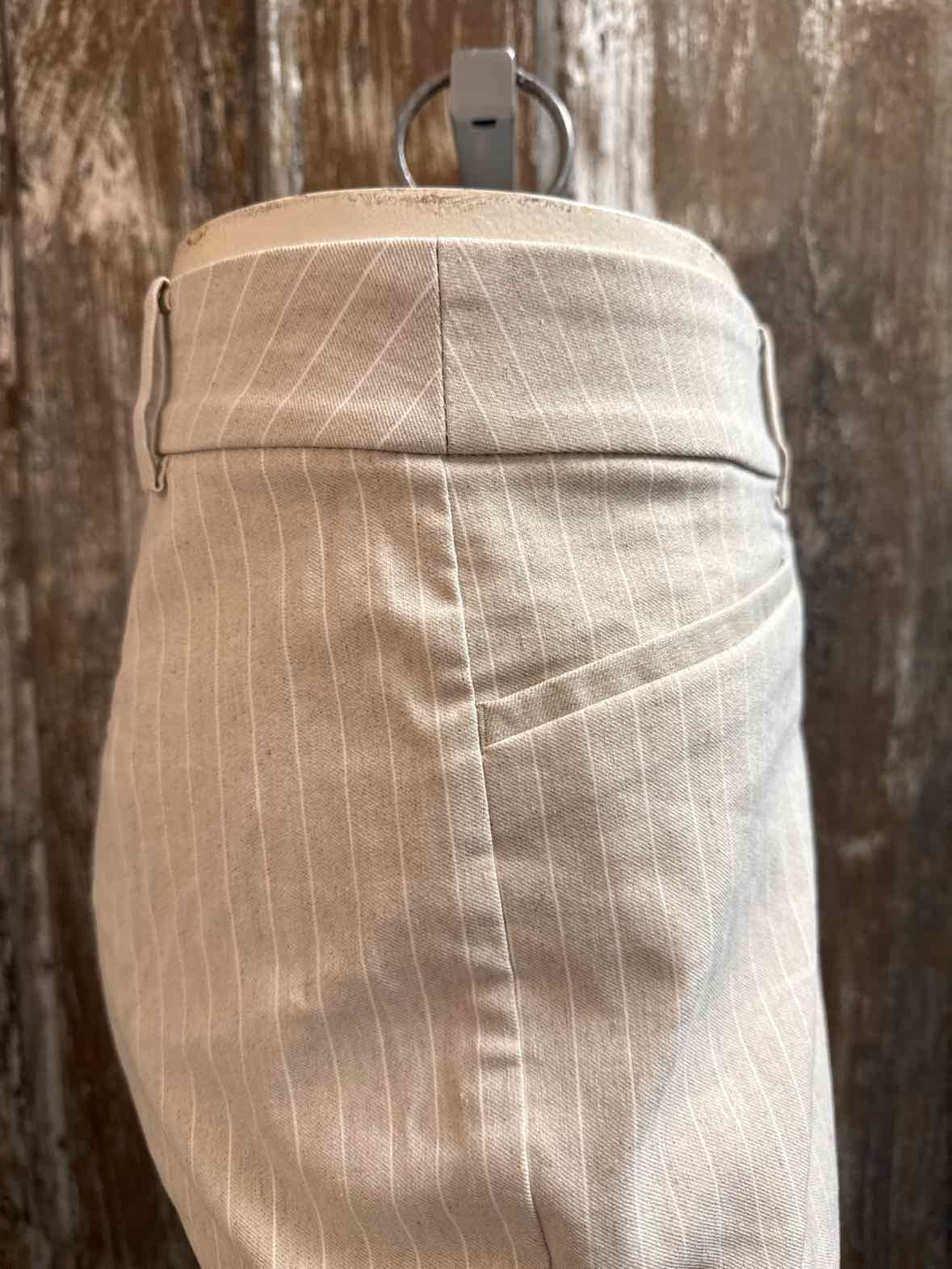 lane bryant Size 20 Tan stripe Capri Pants