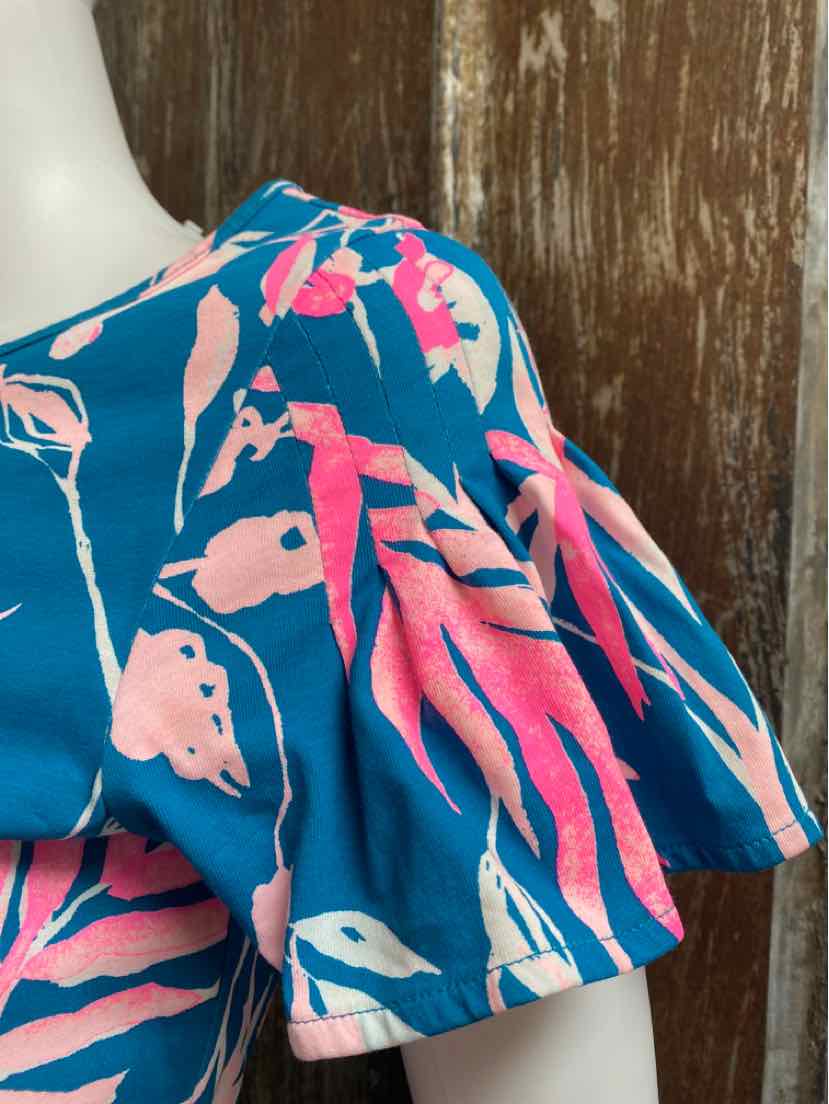 Lilly Pulitzer Size small Blue & Pink Print Dress