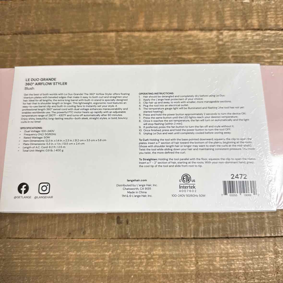 l'ange Hair Tool