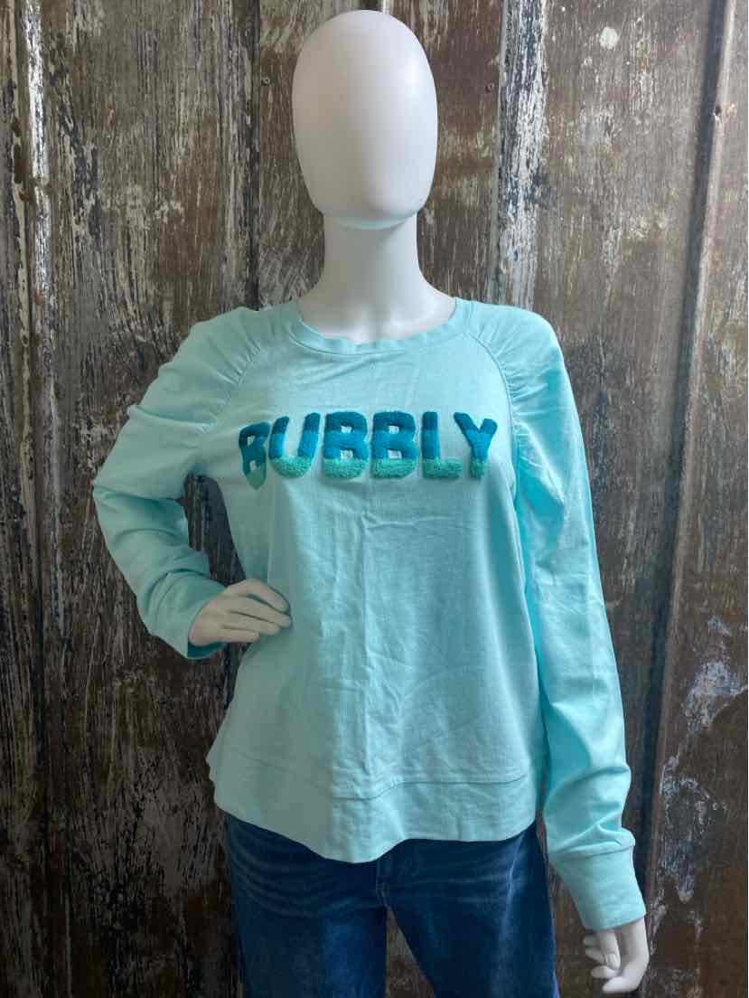 Lilly Pulitzer Size Large Blue Sweatshirt