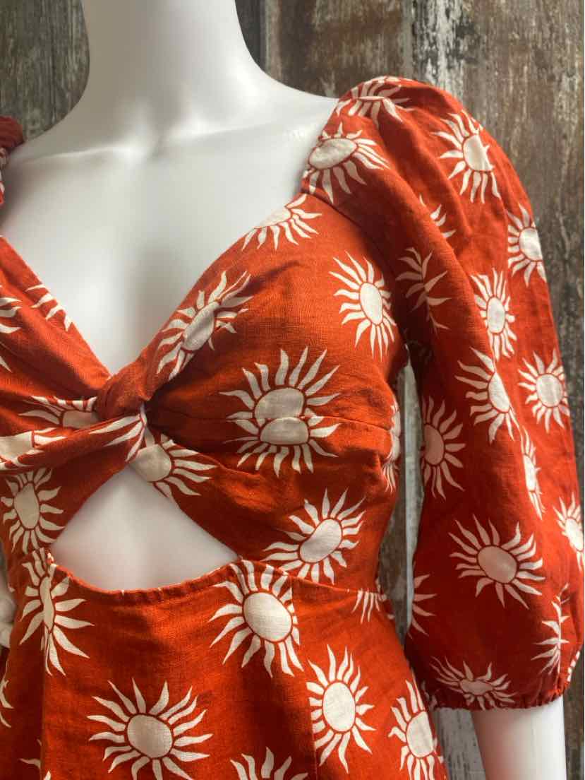 Loft Size small Dark Orange Dress