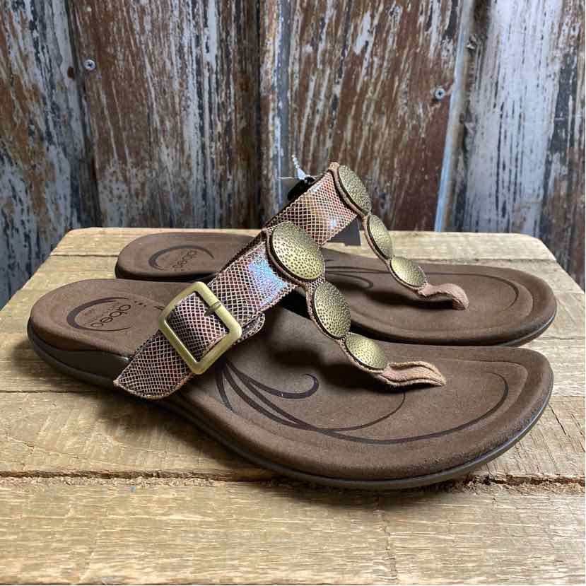 abeo 8 Brown Flipflops
