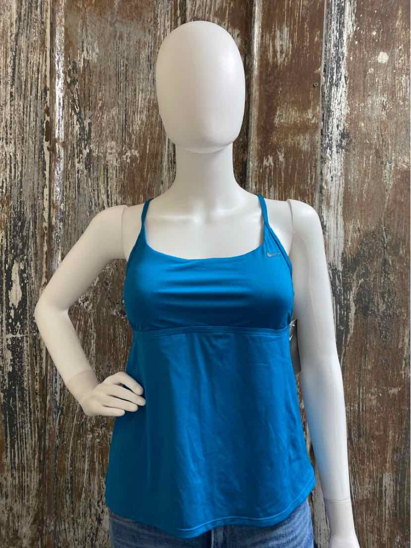 Nike Size Medium Blue Activewear Top