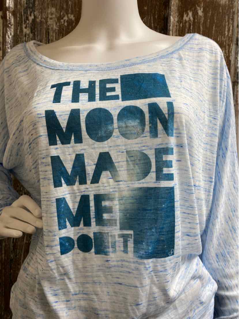 Picasso Jasper Size Large Blue tops