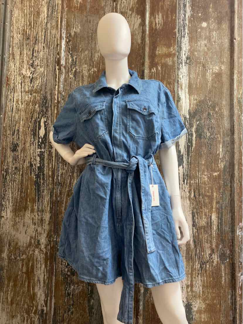 Good American Size 2X Denim Romper