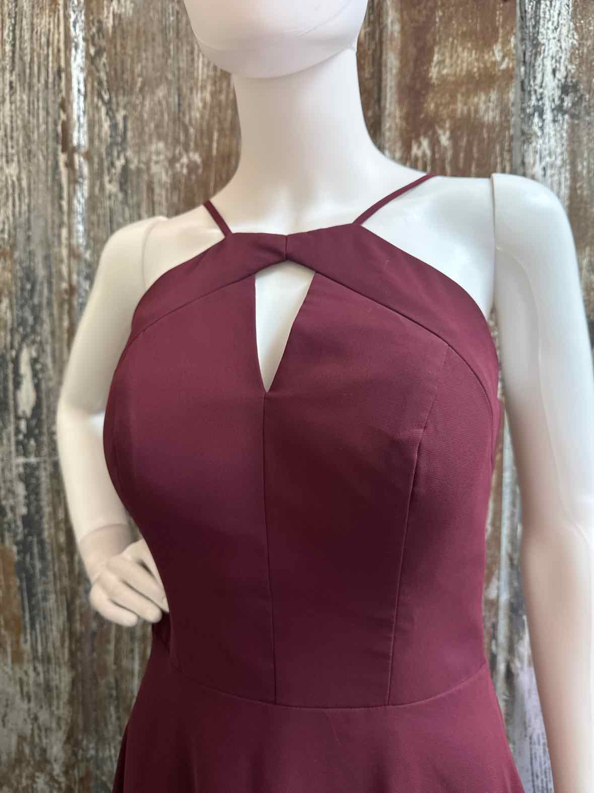 Sorella Vita Size 10 Maroon Evening Dress