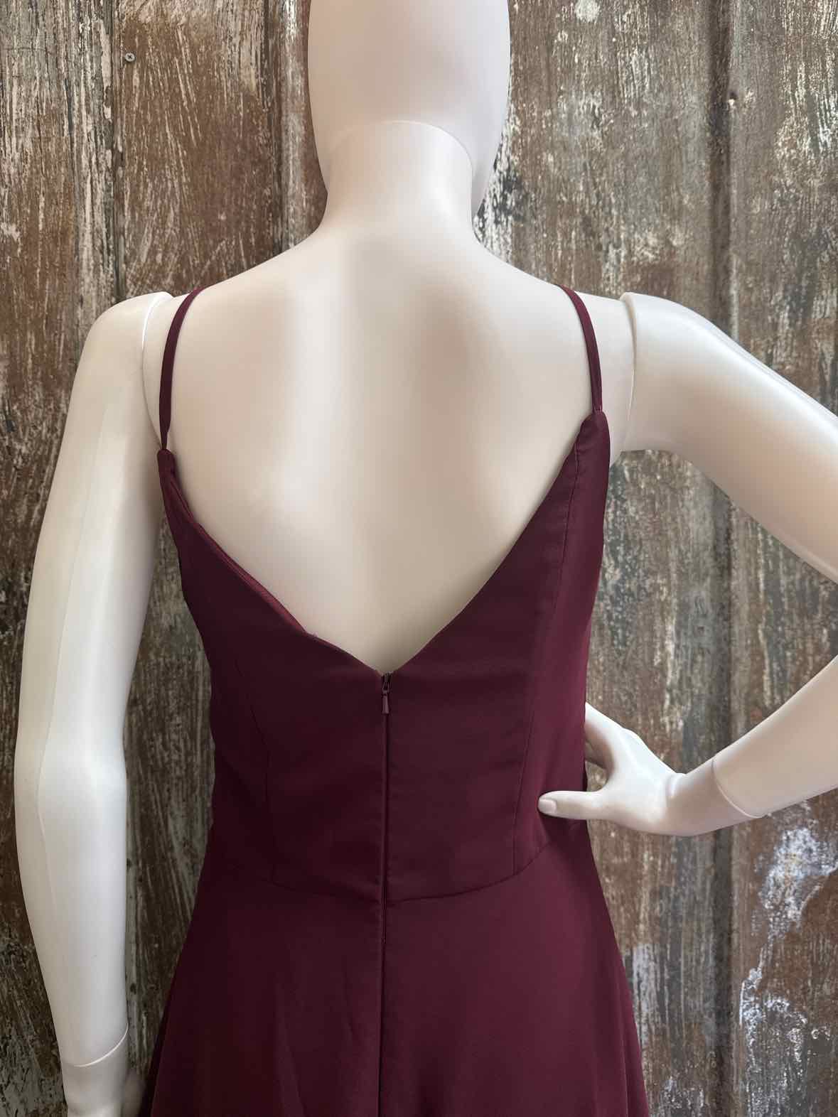 Sorella Vita Size 10 Maroon Evening Dress