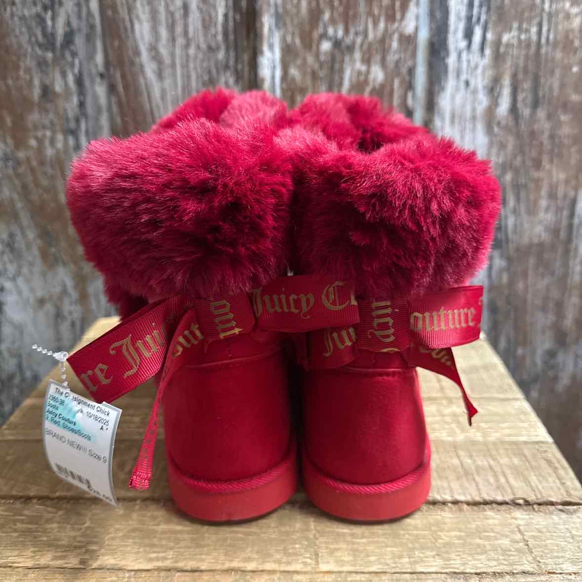 Juicy Couture 9 Red Boots