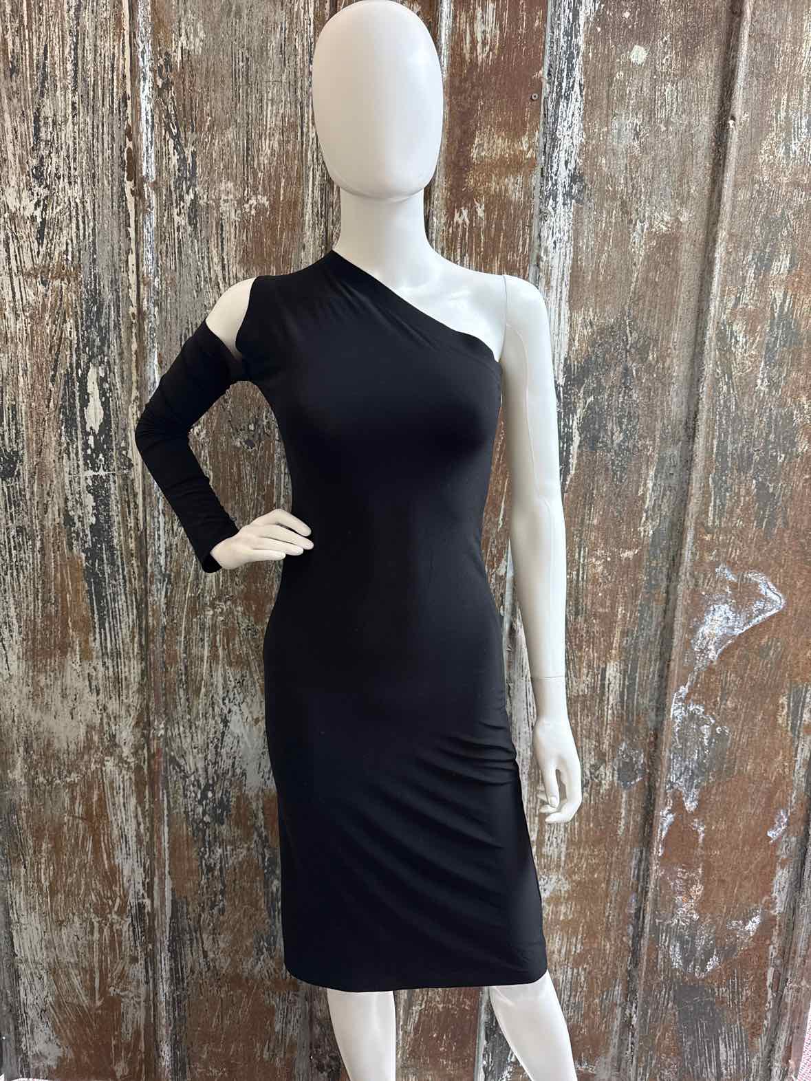 Norma Kamali Size small Black Dress The Consignment Chick