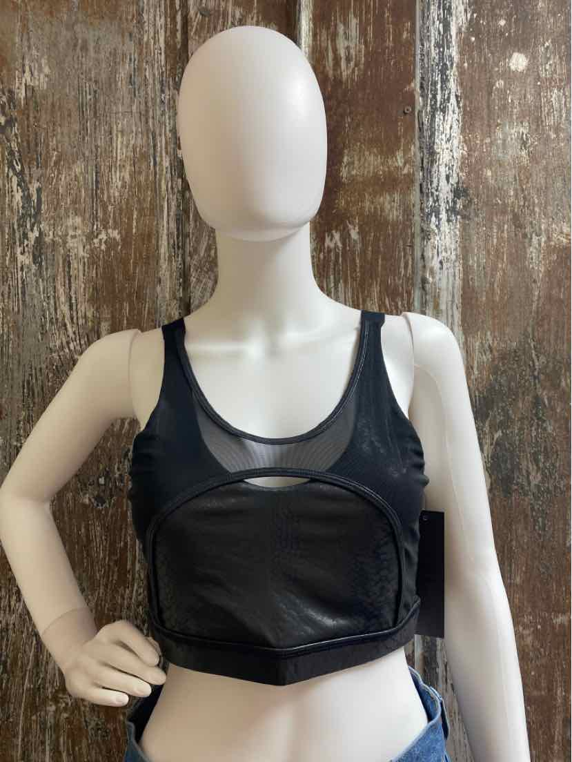 Mono B Size Medium Black Sports Bra