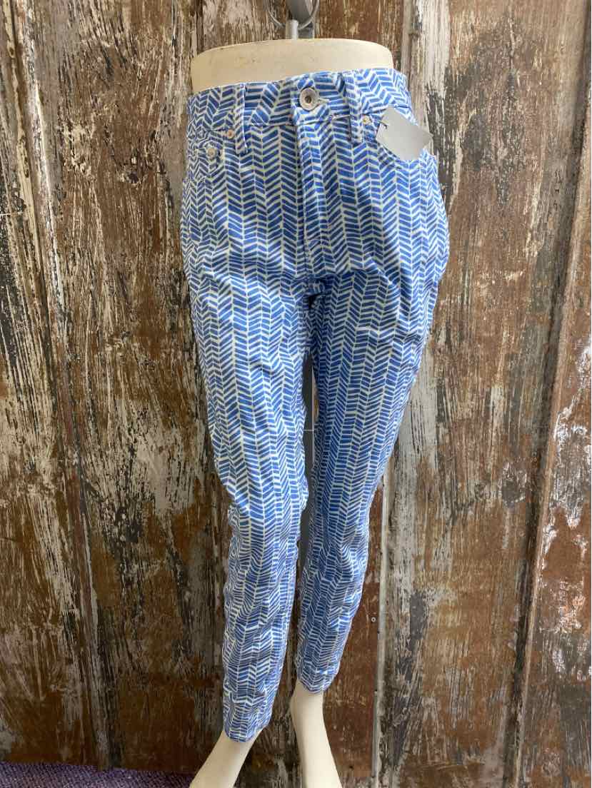 Vineyard Vines Size 2 Blue Print Pants