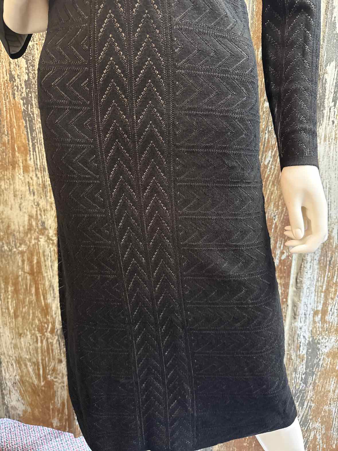 Calvin Klein Size Large Black Sweater Dress