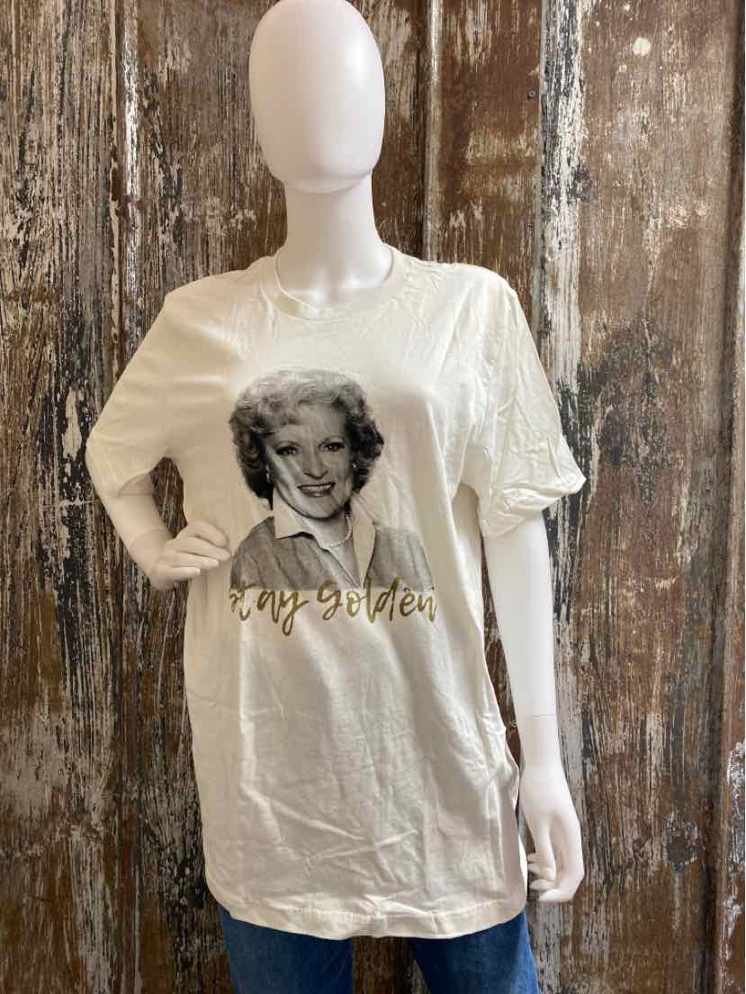 Golden Girls Size Large White T-shirt