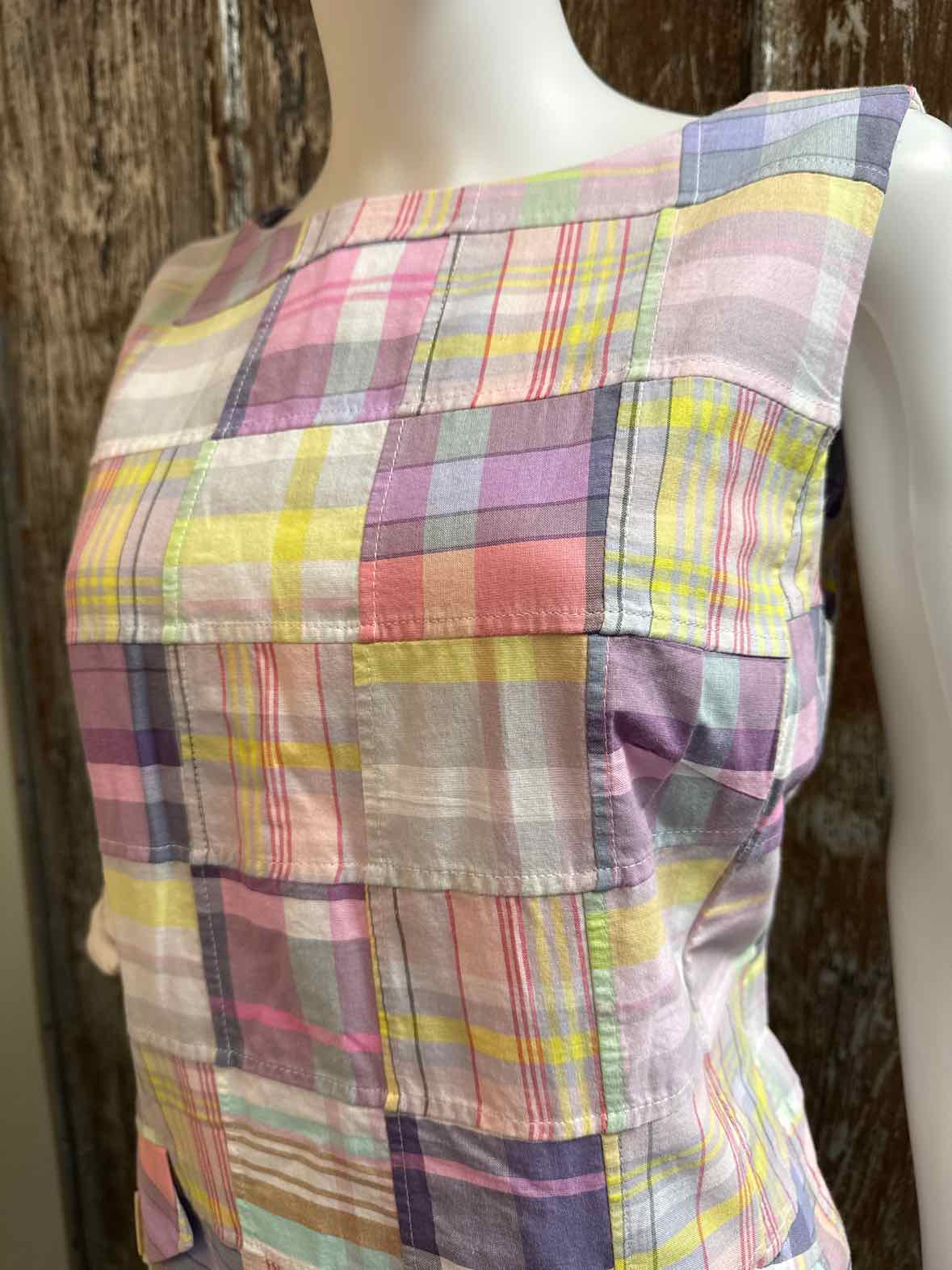 Brooks Brothers Size 14 (Large) Pink/Purple Print Dress