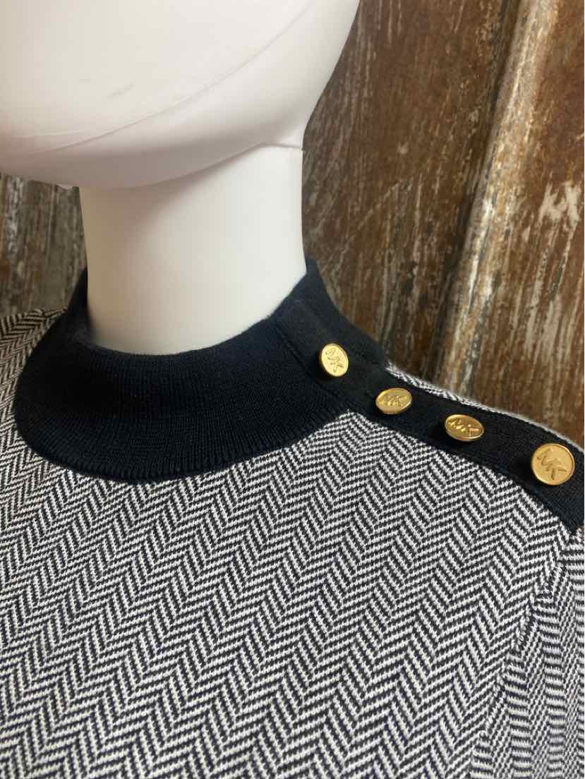 Michael Kors Size Extra Large Black Print tops