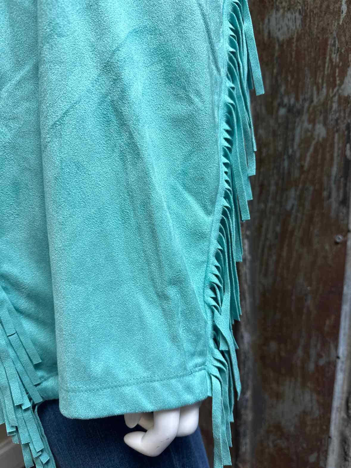 Colleen Lopez Size 3X Turquoise Jacket