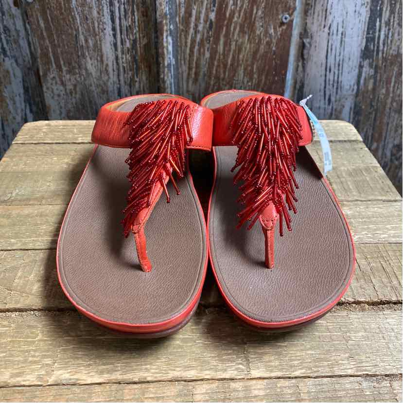Fitflop 7 Orange Flipflops