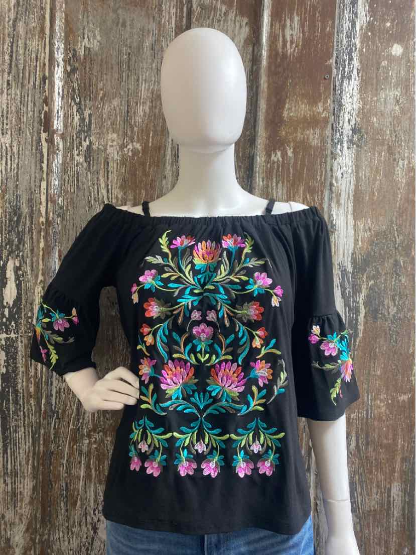 INC Size Medium Black tops