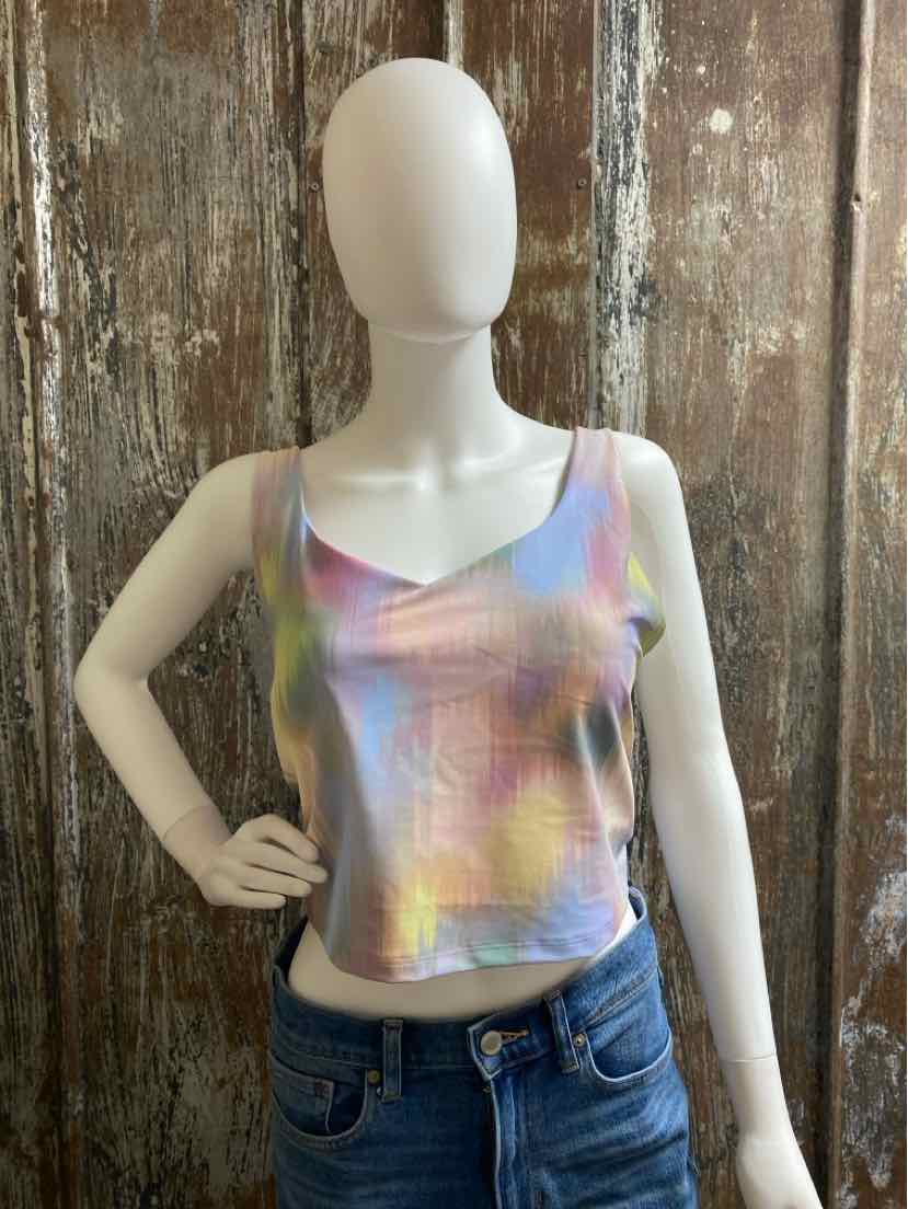 Old Navy Size Extra Extra Large Purple Print Activewear Top