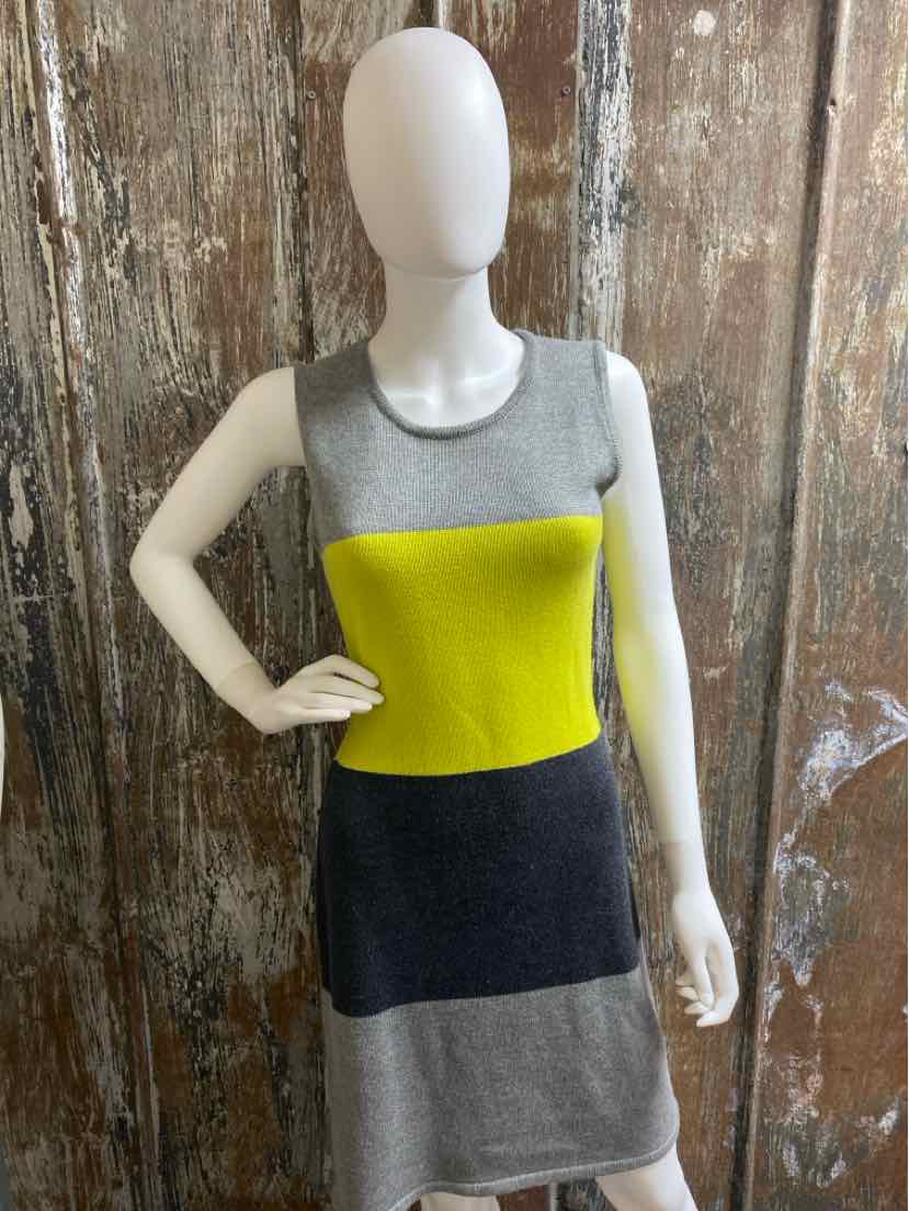 Calvin Klein Size small green/gray Sweater Dress