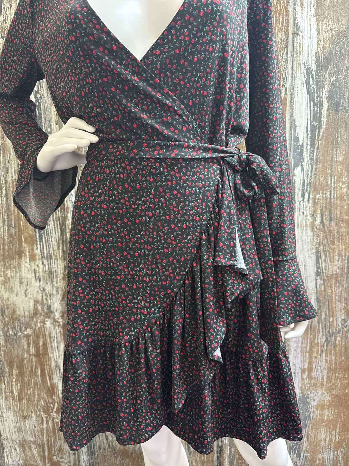 Michael Kors Size Medium Red Print Dress