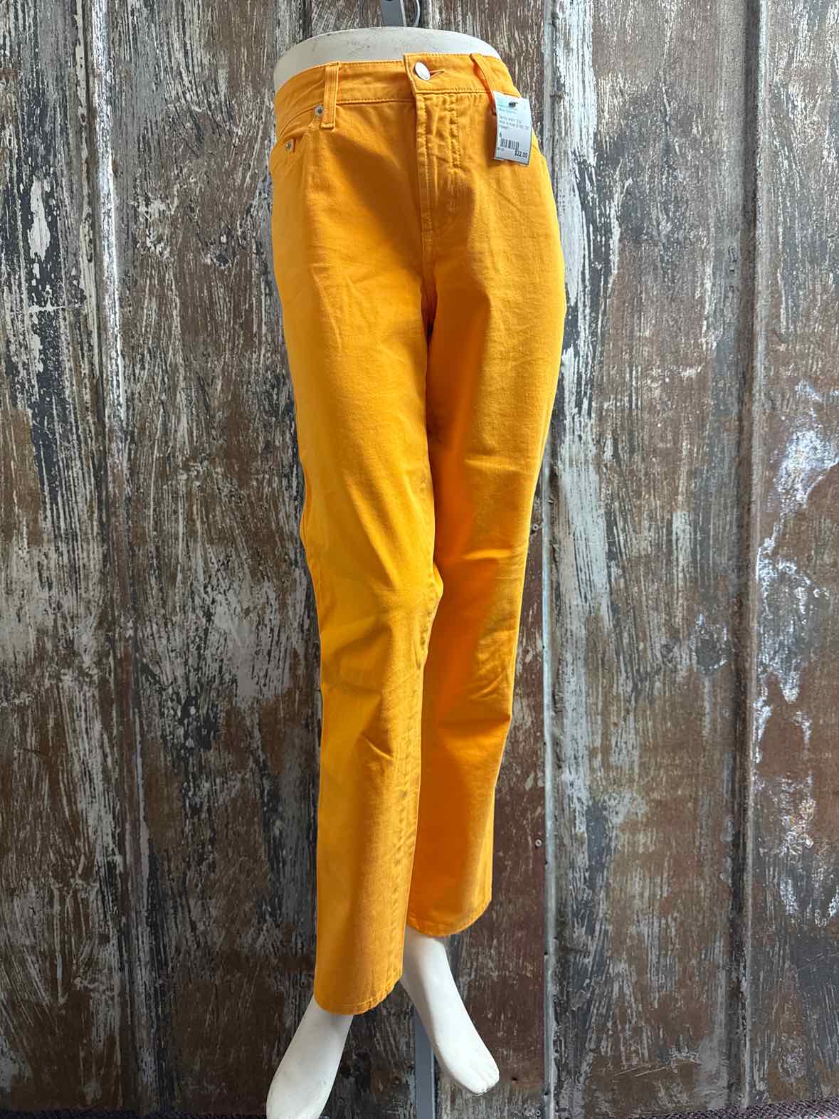 FABRIZIO GIANNI Size 6 Yellow Pants