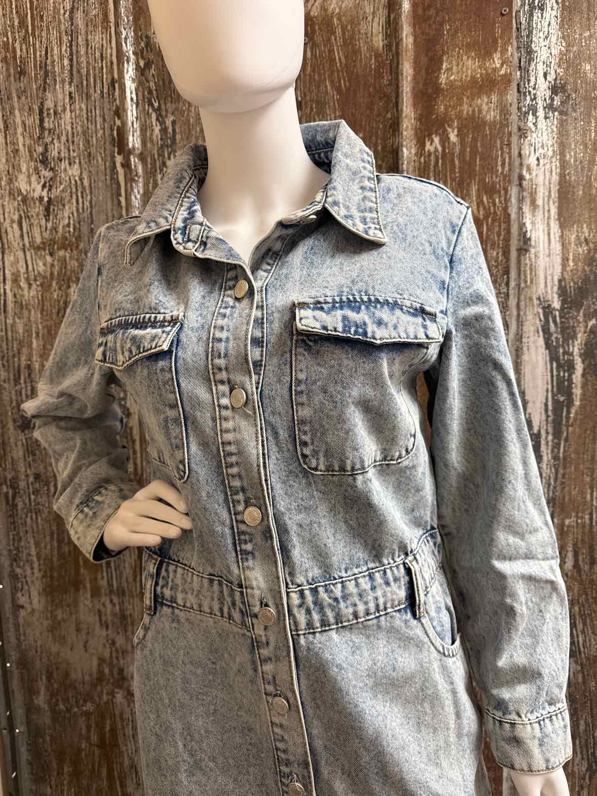 Arron & Amber Size Large (12/14) Denim Dress