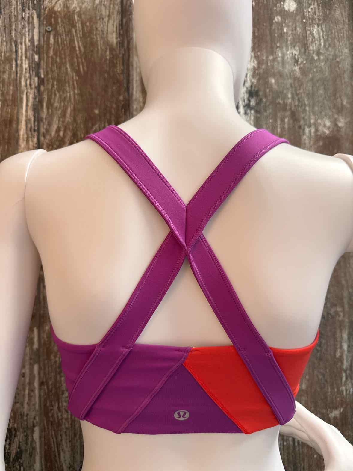 lululemon Size 6 (Small) Purple & Red Print Activewear