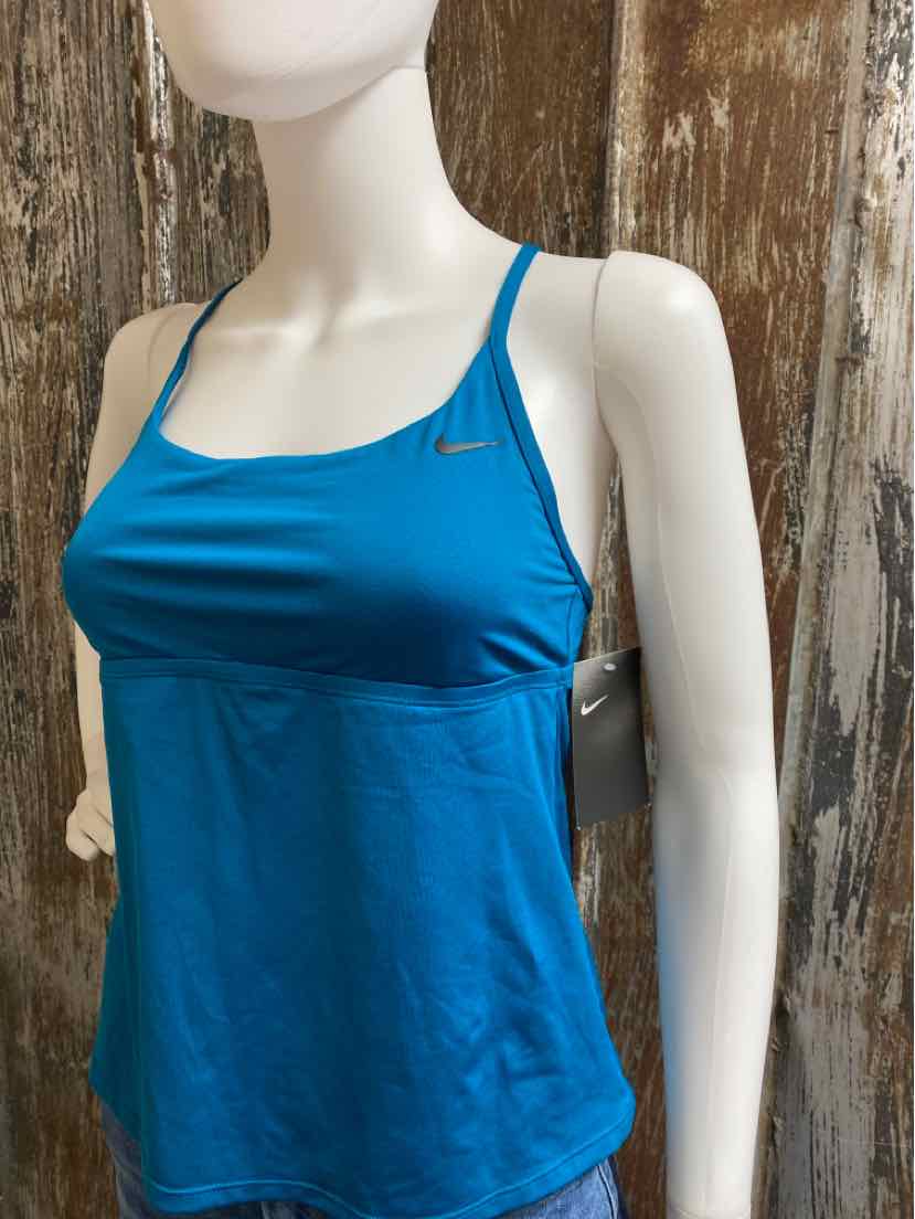 Nike Size Medium Blue Activewear Top