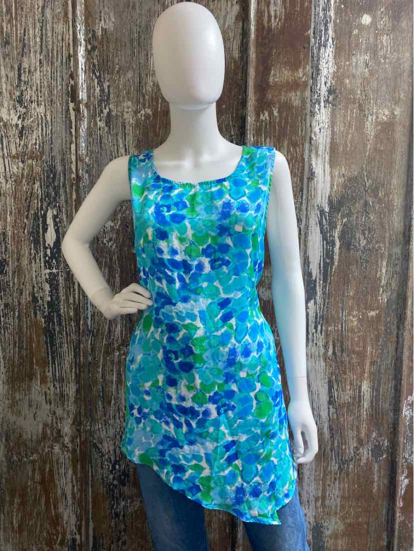 Rachel Zoe Size Extra Large Blue Print tops
