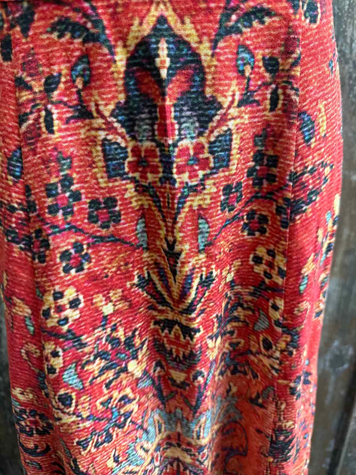 Soft Surroundings Size Medium (8/10) Orange print Skirt