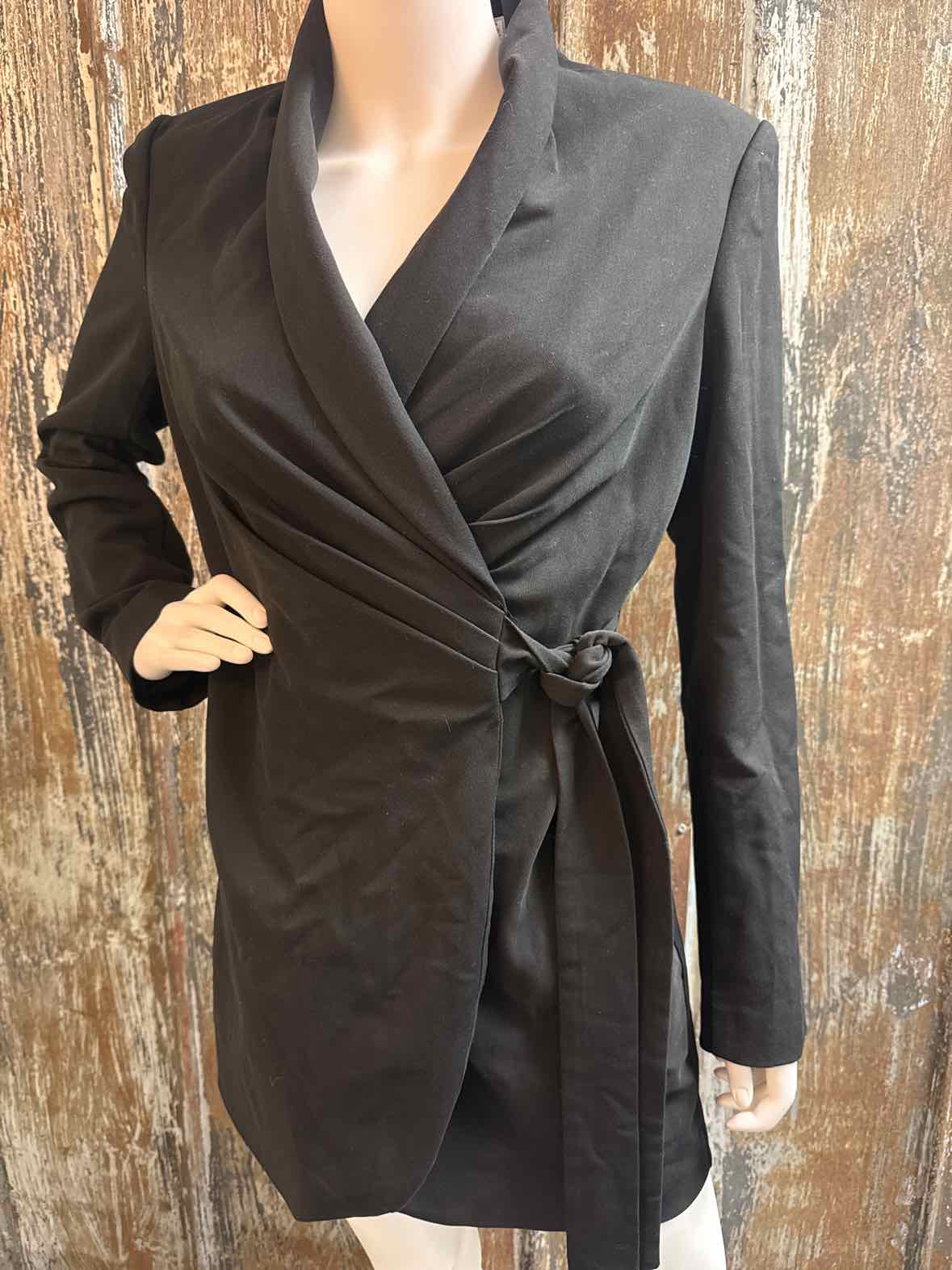 showpo. Size 4 (Small) Black Dress