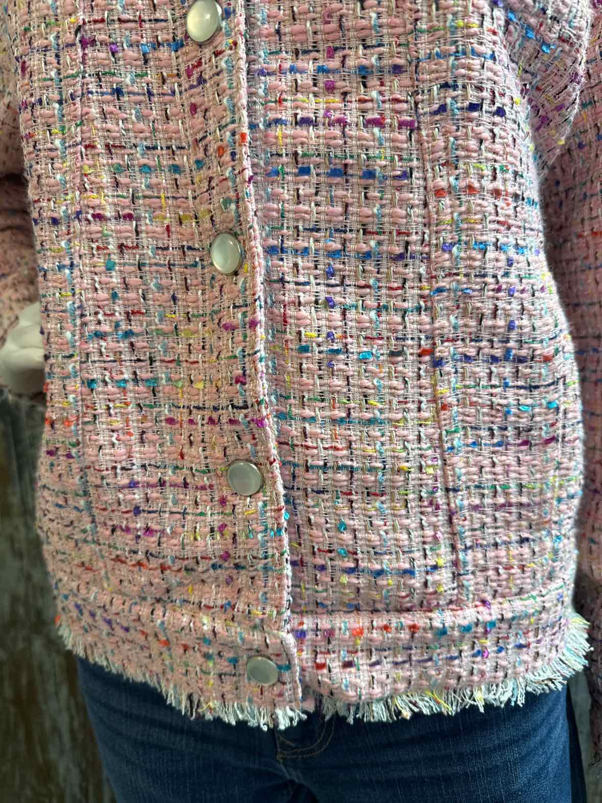Belle by Kim Gravel Size Medium Pink Jacket