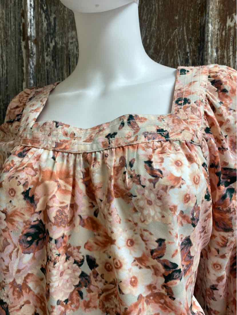 Lauren Conrad Size Extra Extra Large pink floral tops