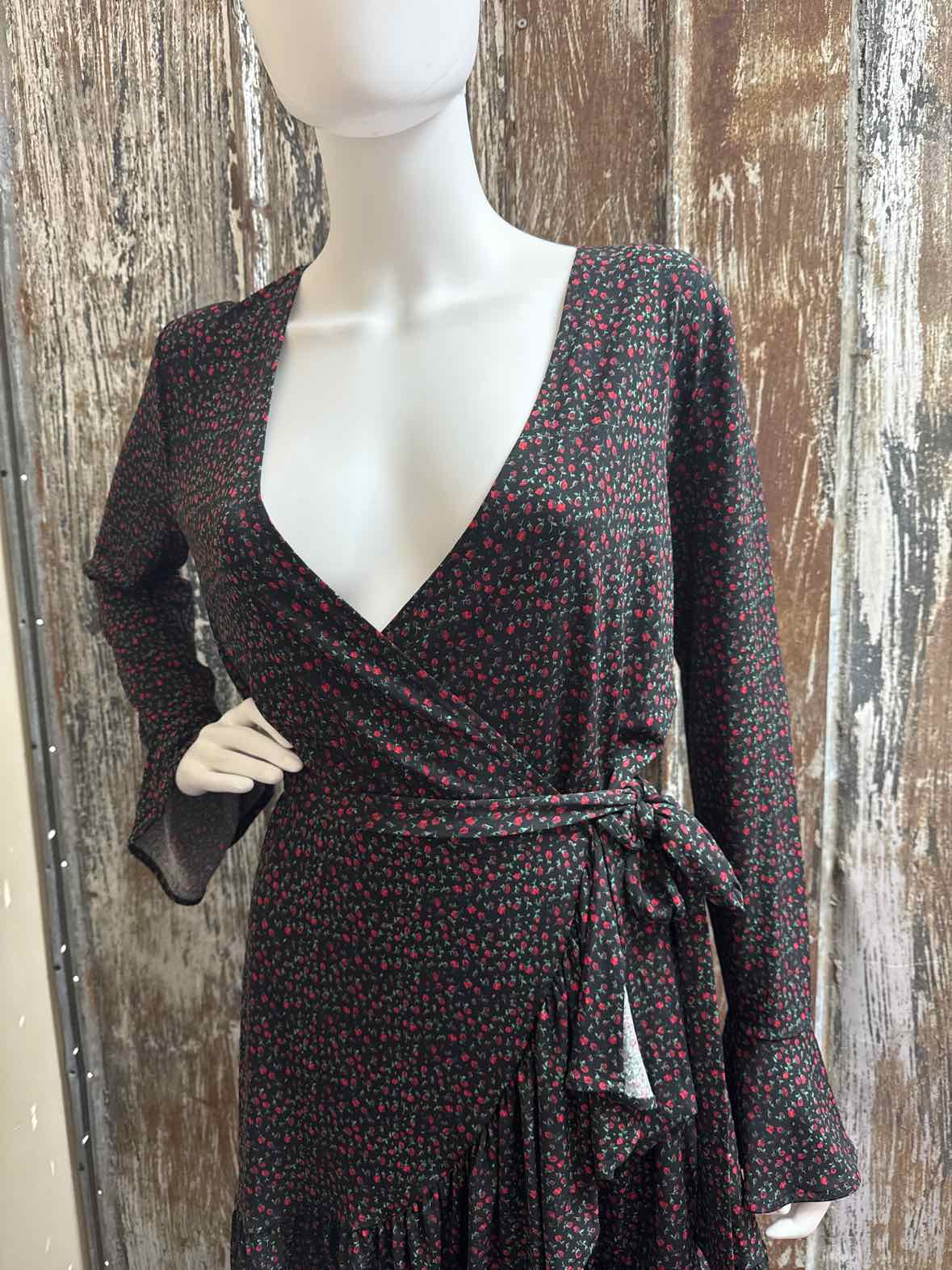 Michael Kors Size Medium Red Print Dress