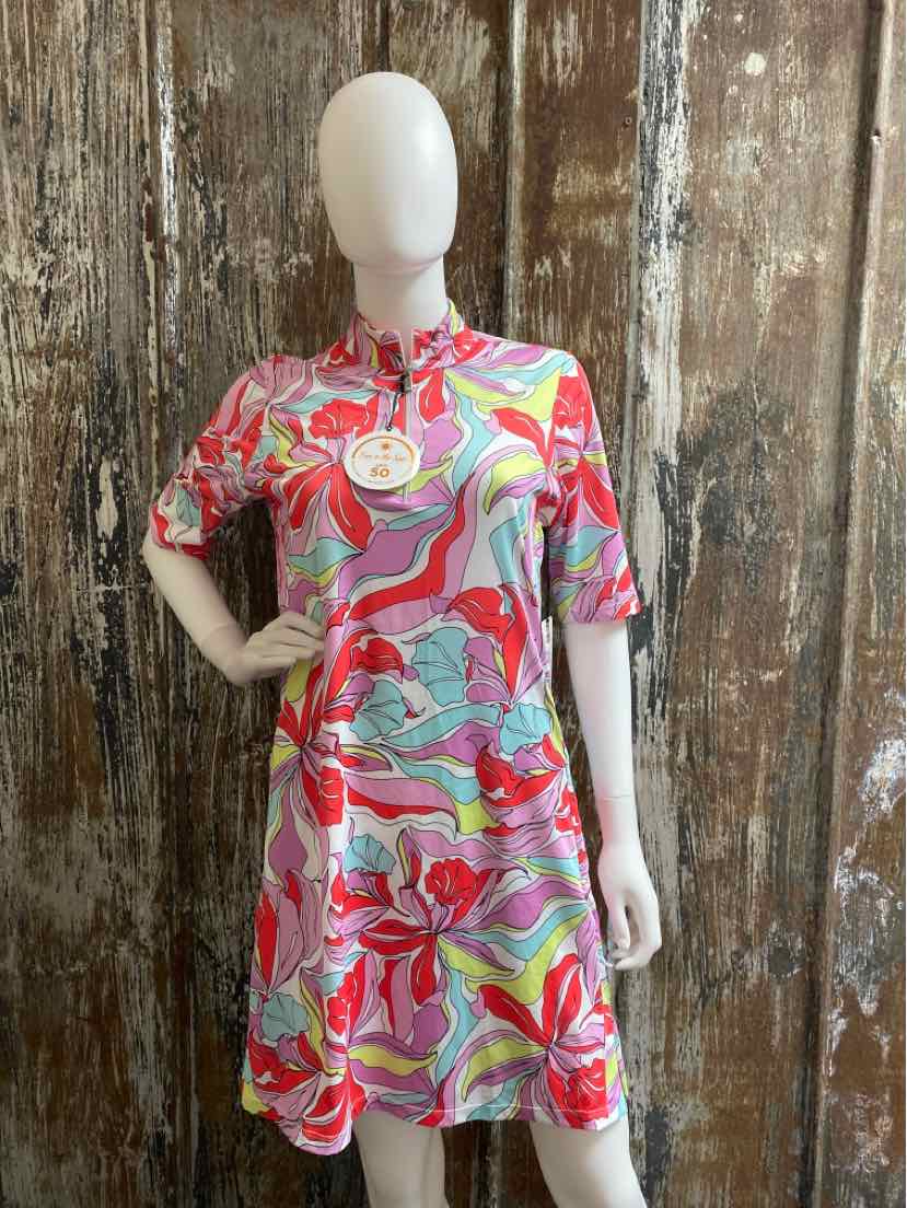tail Size Medium Purple Print Golf Dress