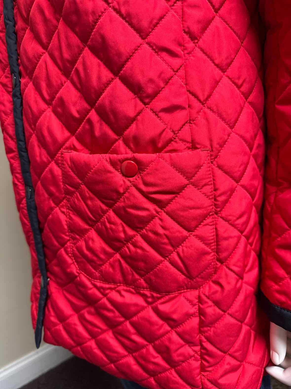 Talbots Size Medium Red Coat