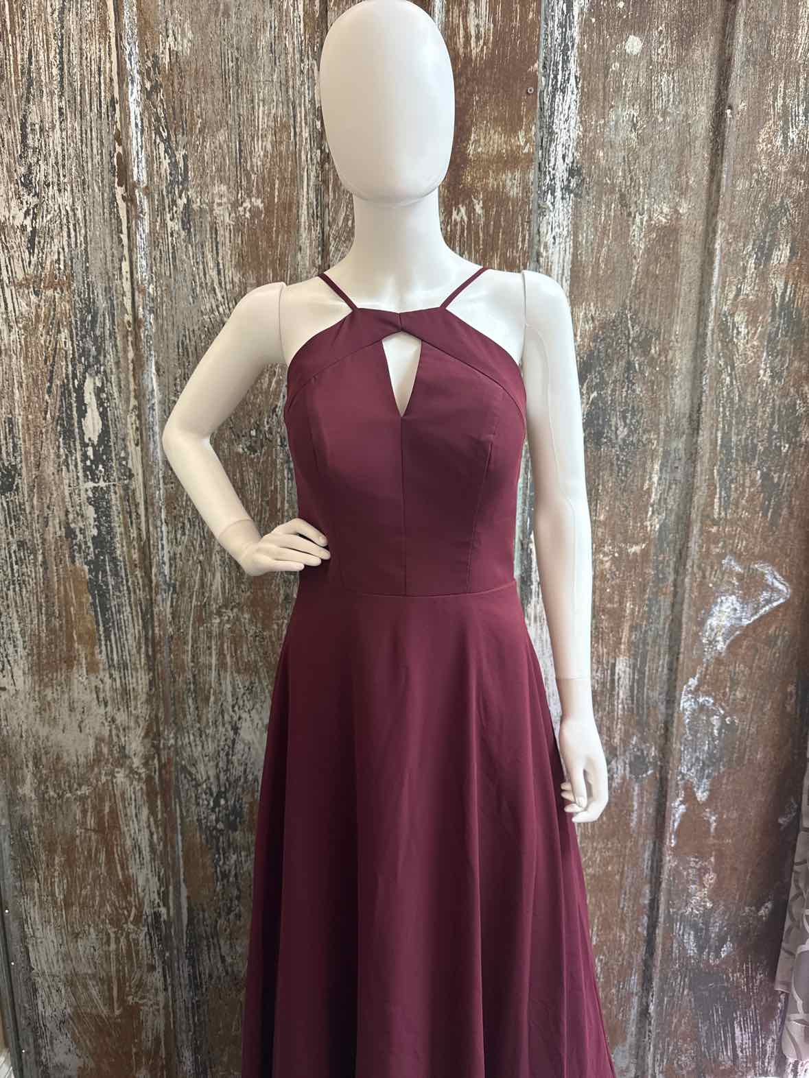 Sorella Vita Size 10 Maroon Evening Dress