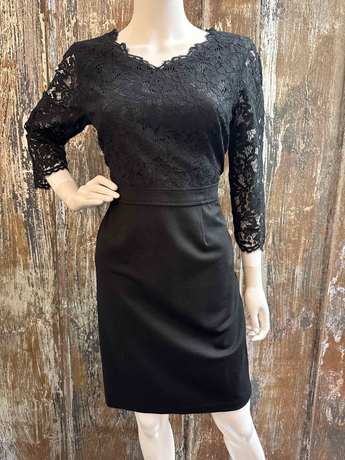 Talbots Size 8 Petite (Medium) Black Dress