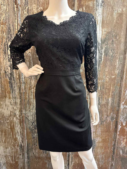 Talbots Size 8 Petite (Medium) Black Dress