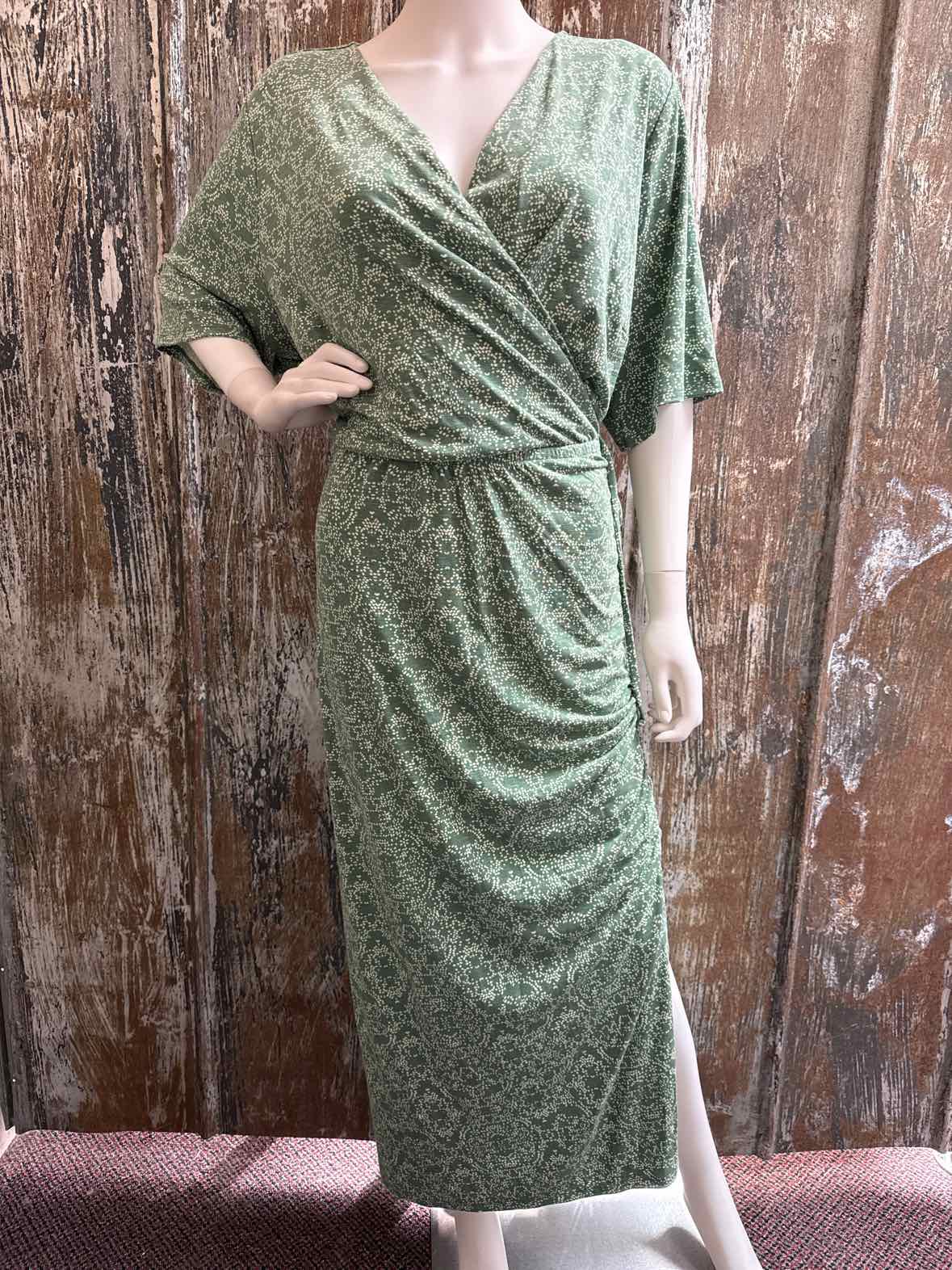 lane bryant Size 22/24 (3X) Green Print Dress