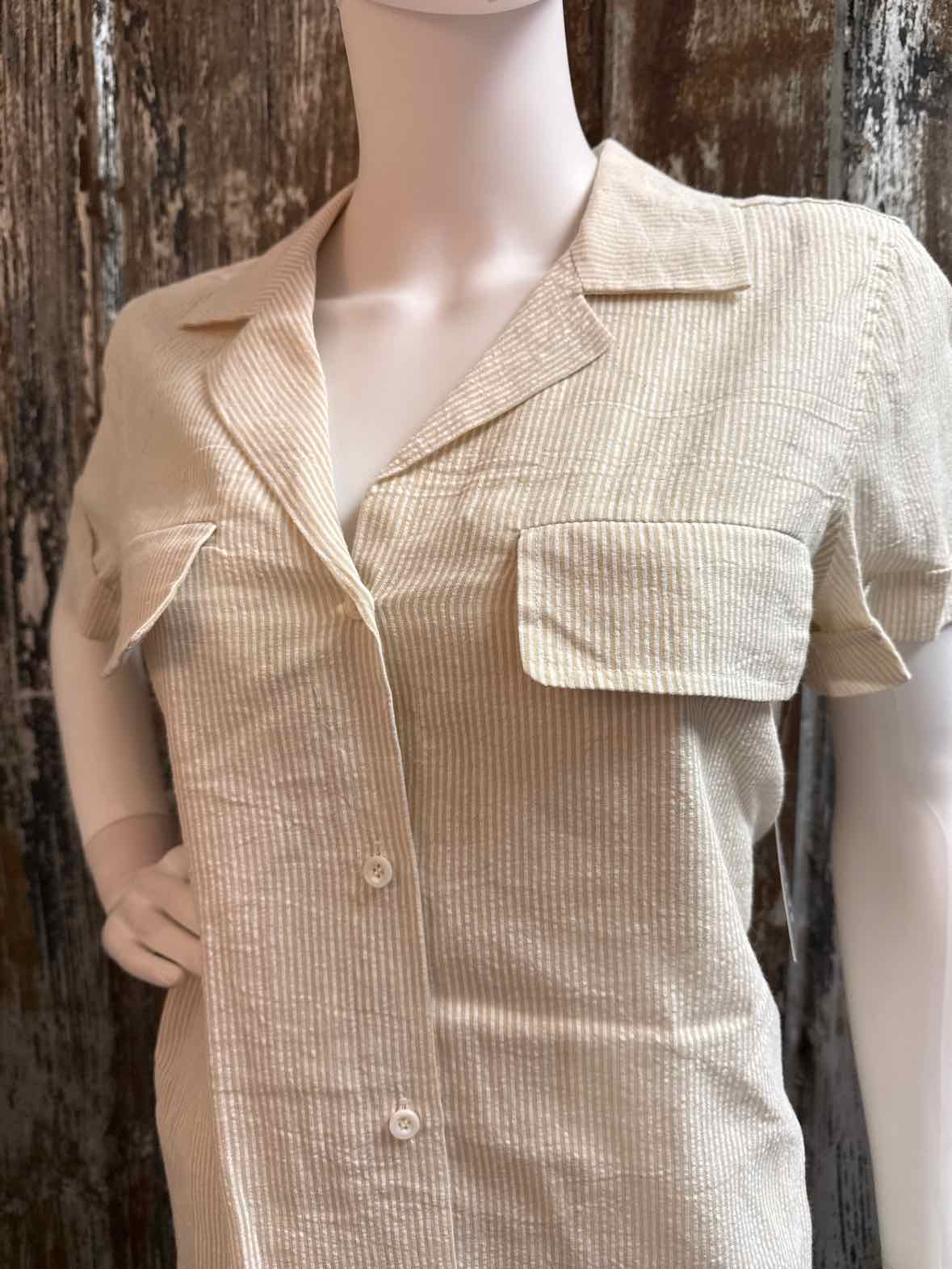 209 wst 38 Size small Brown stripe Dress