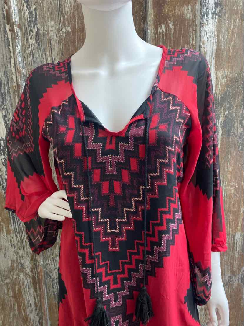 Wrangler Size small Red Print Dress