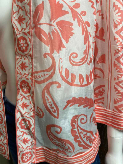 Chico's Size small Orange print Jacket