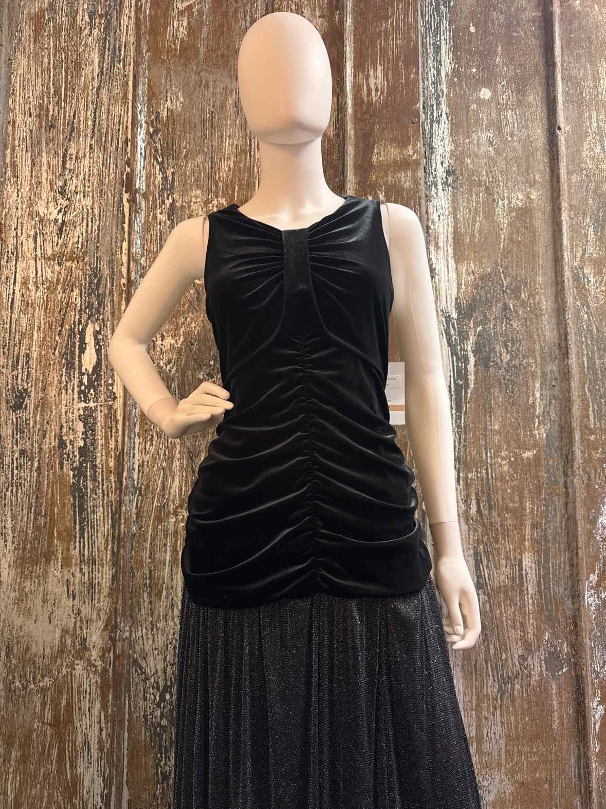 maison tara Size 12 (Large) Black Dress