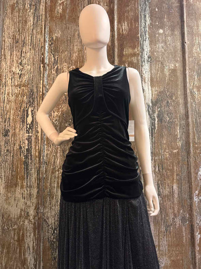 maison tara Size 12 (Large) Black Dress