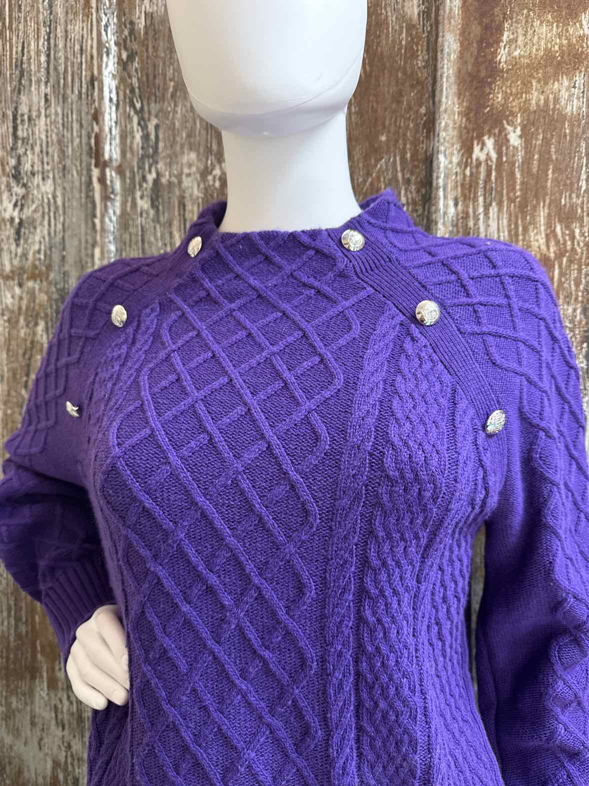 Talbots Size Medium Purple Sweater