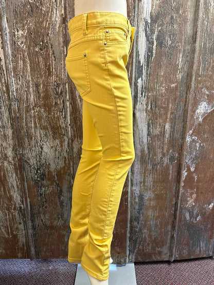 Free People Size 0 Yellow Pants